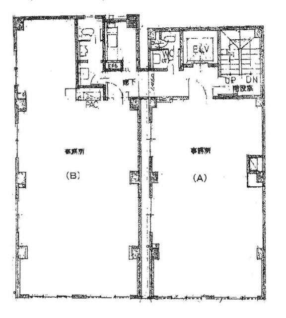 登亭京橋ビル3F 間取り図