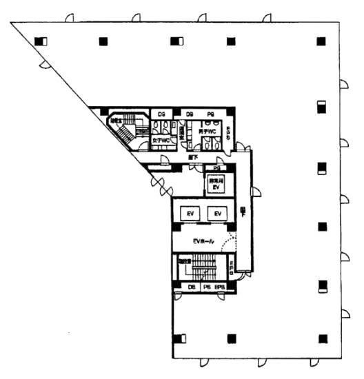 Daiwa品川Northビル1F 間取り図