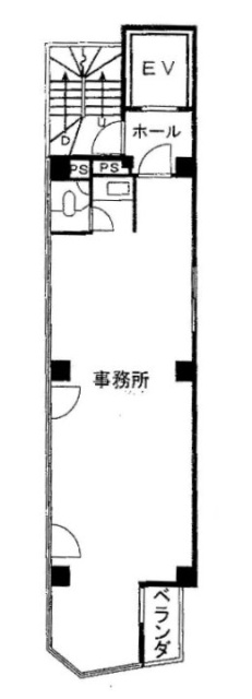 エスキナビル4F 間取り図