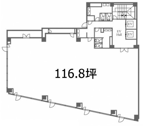 小田急神田岩本町ビル4F 間取り図