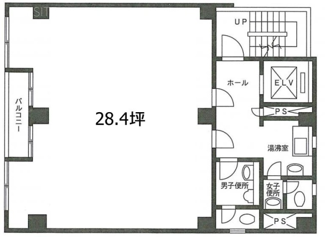 新橋SSビル2F 間取り図