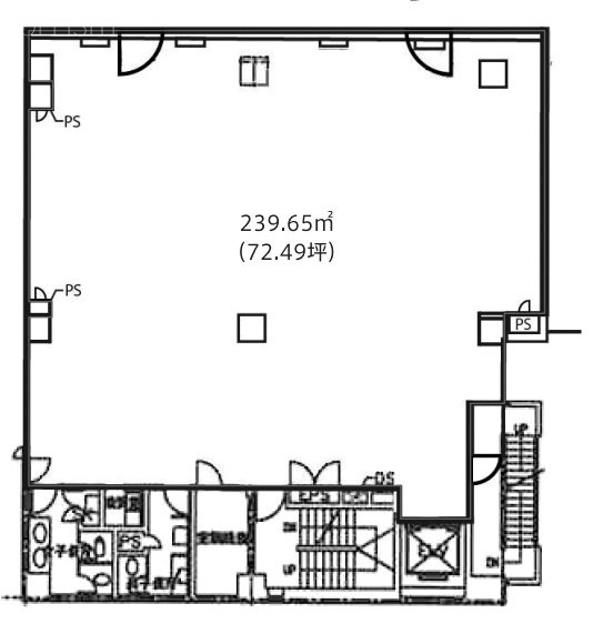 オーク銀座木挽町ビル4F 間取り図