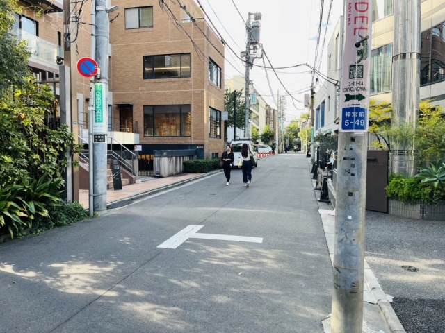 ARISTO表参道Ⅱ　前面道路