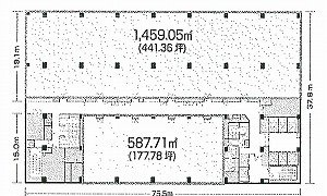 JR恵比寿ビル10F 間取り図