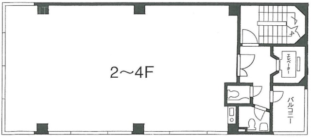 浅見ビル2F 間取り図