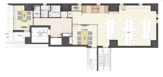 URE御徒町ビル8F 間取り図