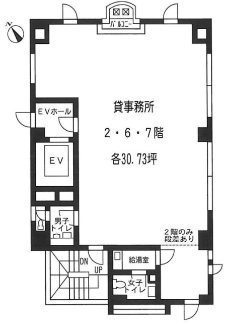 アイランドビル7F 間取り図