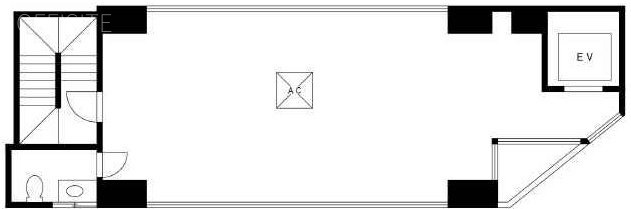 パークサイドビル6F 間取り図