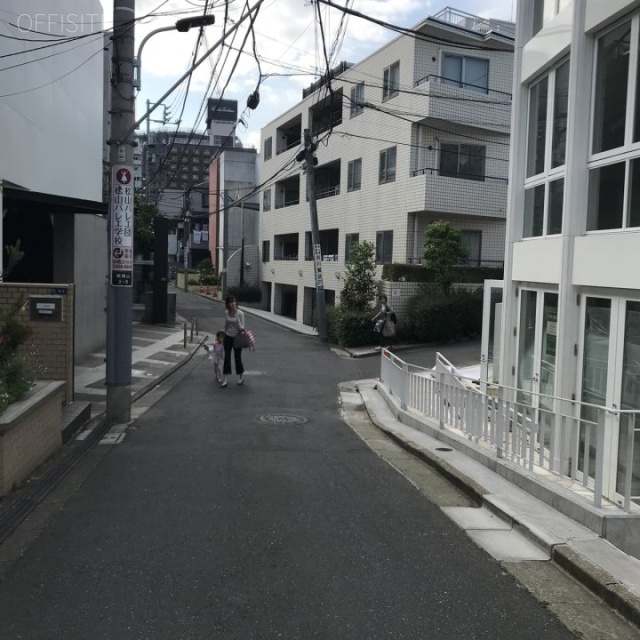 サード南青山 ビル前面道路