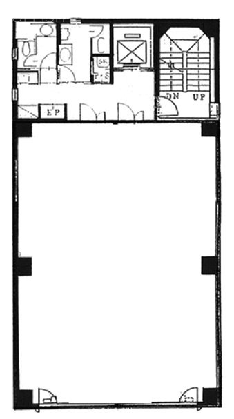 西蒲田TOビル3F 間取り図