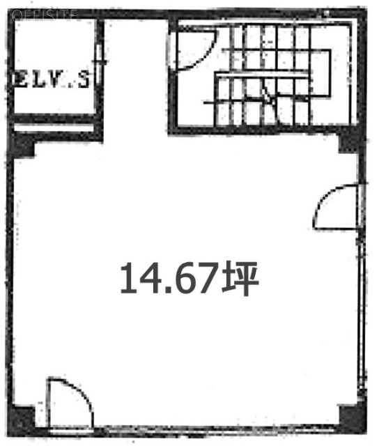 広瀬2ビル4F 間取り図
