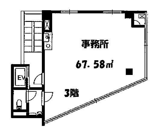 四谷ビル4F 間取り図