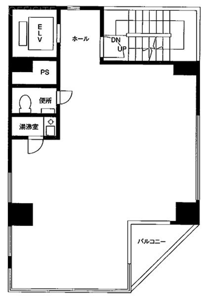 トラスト浜松町ビル7F 間取り図
