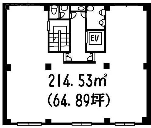 ギンビスビル7F 間取り図