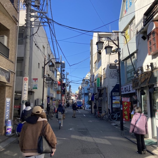 タウンセンタービル沼袋 ビル前面道路