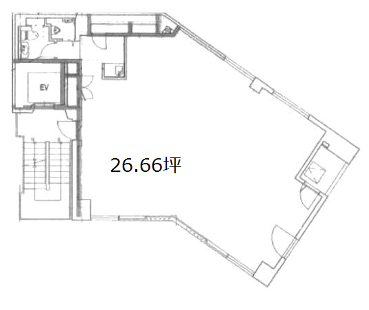 銀座MSビル5F 間取り図