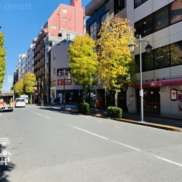 第1バーディートライビル ビル前面道路