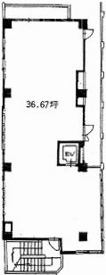 柏ビル2F 間取り図