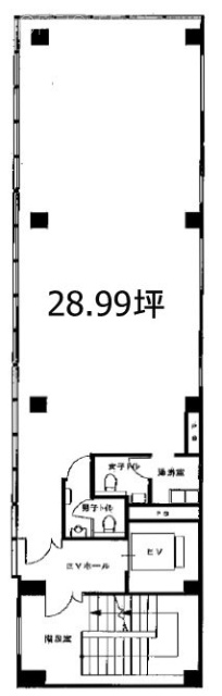 テラサキ第1ビル3F 間取り図