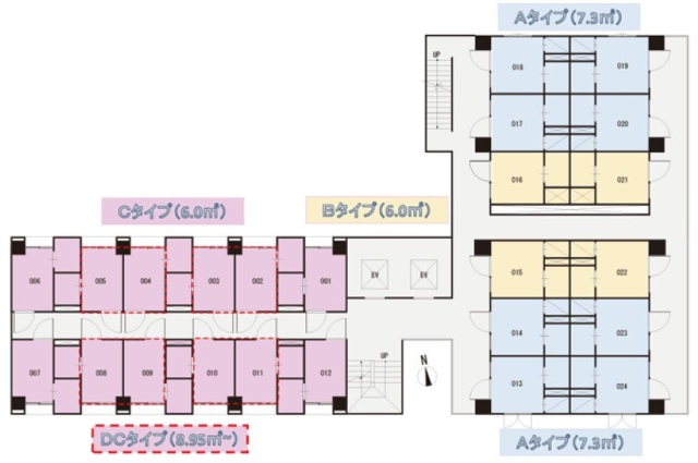JWS兜町1009 間取り図