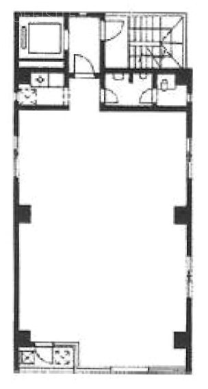 岡部ビル1F 間取り図