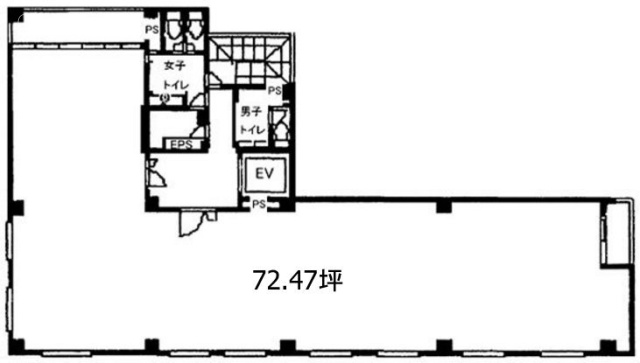 鈴与日本橋ビル8F 間取り図