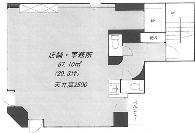 日本橋TSビル3F 間取り図