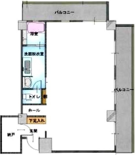 千駄ヶ谷マンハイム402 間取り図
