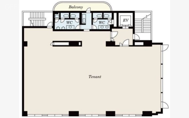 広尾ONビル3F 間取り図