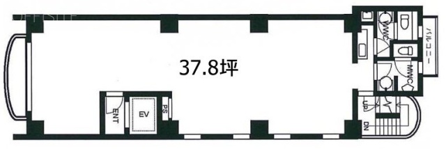 秀山ビル8F 間取り図