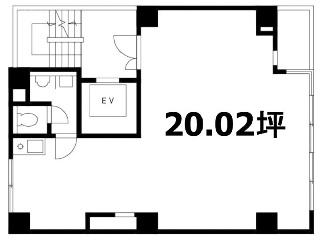 渋谷藤本ビル4F 間取り図
