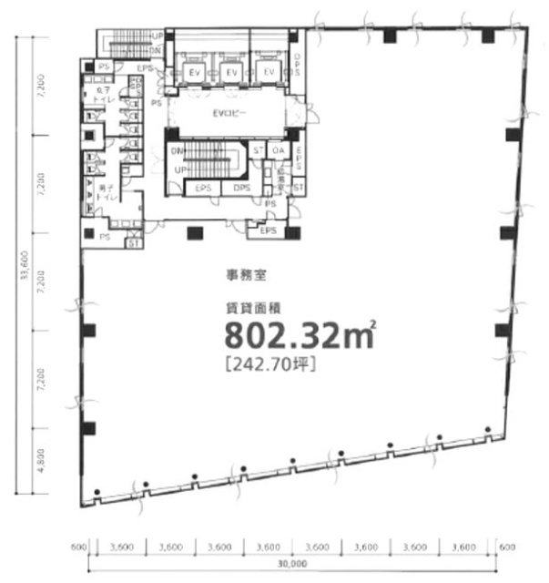 東急四谷ビル3F 間取り図