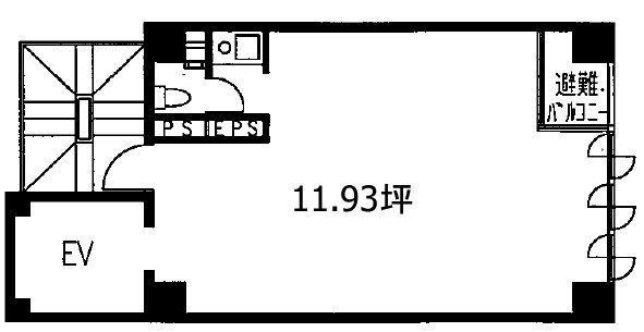 光陽ビル2F 間取り図