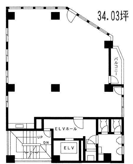 横浜藤和ビル5F 間取り図