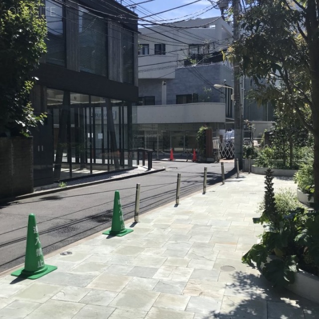 表参道アートワークス ビル前面道路