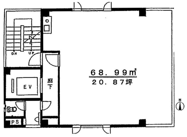 甲南ビル3F 間取り図