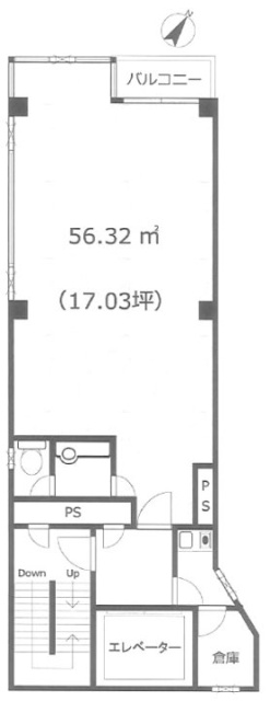 東京RSビル2F 間取り図