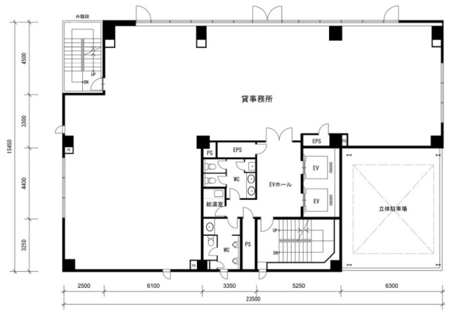 いちご高田馬場ビル2F 間取り図