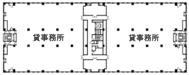 住友生命清澄パークビル6F 間取り図