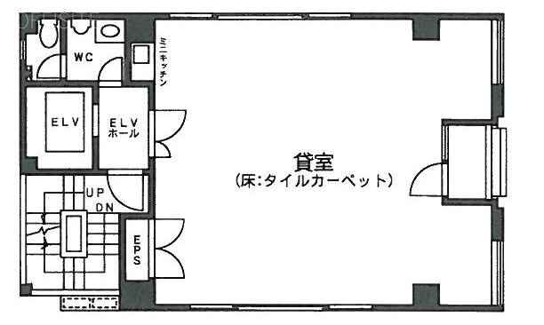 アコール新橋5F 間取り図