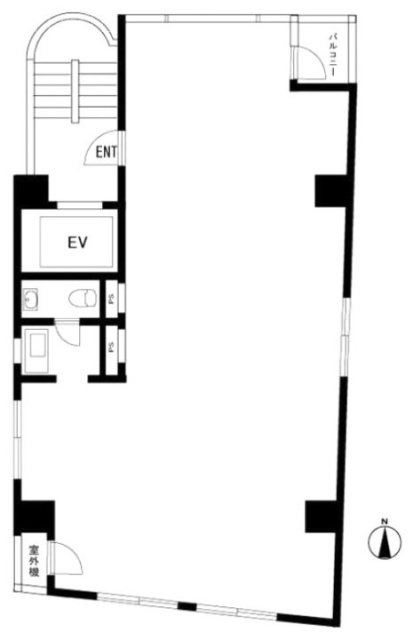 白川ビル4F 間取り図