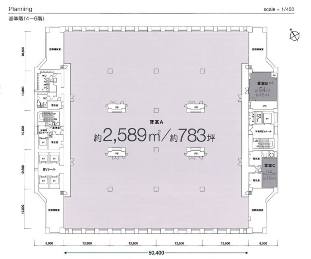 JMFビル川崎01北 間取り図