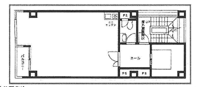 新橋シティビル7F 間取り図