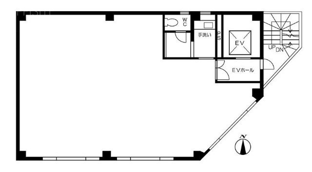 O&K111ビル2F 間取り図