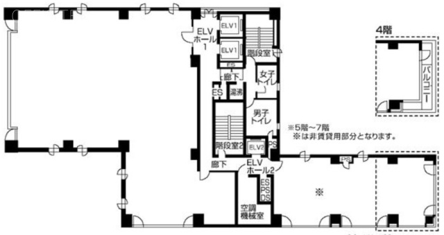アセンド神保町2F 間取り図