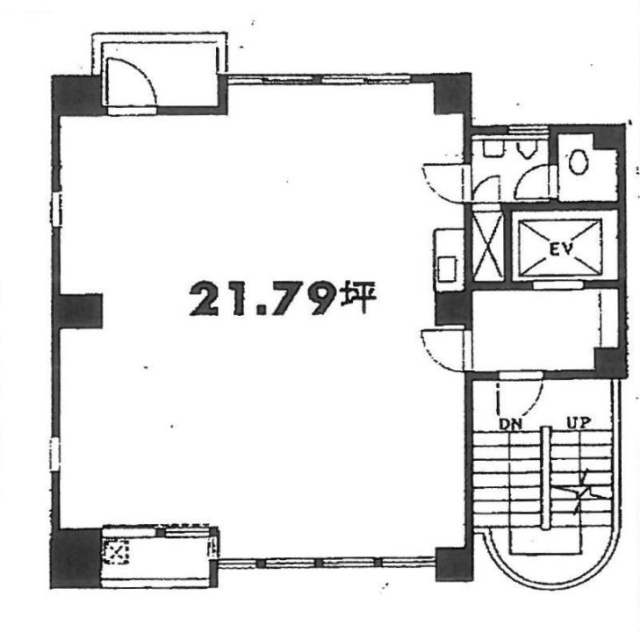 石阪ビル6F 間取り図