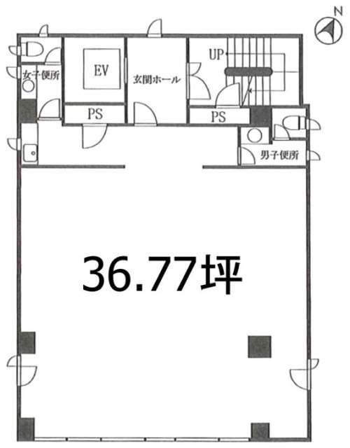 ダイナミックビル3F 間取り図