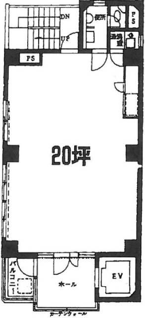 米山ビル6F 間取り図