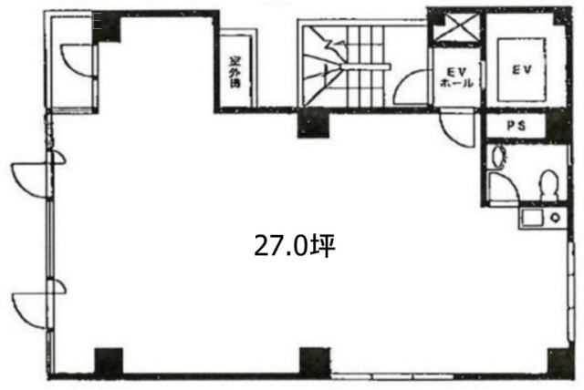 大阪屋ビル5F 間取り図