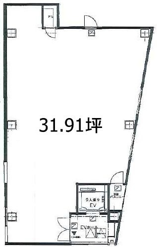 GRIO五反田ビル2F 間取り図
